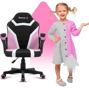 Dětská herní židle Ranger - 1.0 růžová mesh