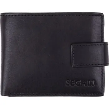 Peněženka SEGALI Pánská peněženka kožená 1287, černá