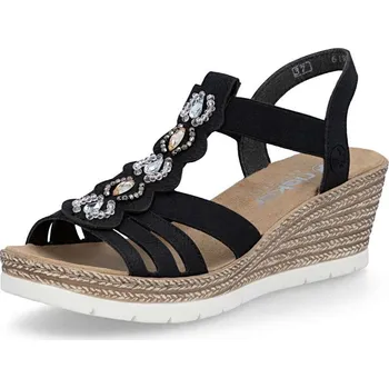 Dámské sandále Dámské sandály RIEKER 619B2-00 černá S6 39