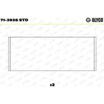 Ojniční ložisko GLYCO 71-3926 STD