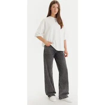 Pánské tričko Calvin Klein Jeans T-Shirt LV047D204G Bílá Oversize 2xl