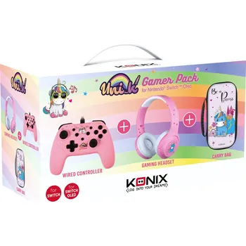 Myš Konix Unik "Be a Princess" Gamer pack