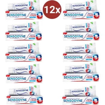 Dentální hygiena Sensodyne Sensitivity&Gum zubní pasta 12x75ml