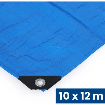 Krycí plachta Univerzální krycí plachta s oky, PE, 100 g/m2, 10 x 12 m
