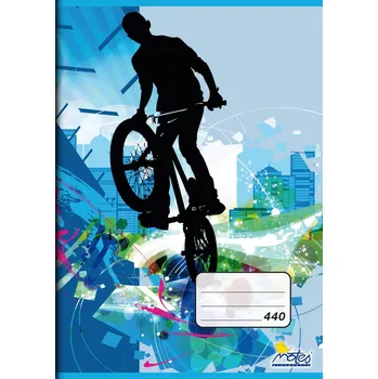 NOTES č. 440, A4, 40 listů, čistý, náhodný motiv