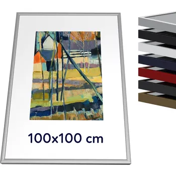 Rám na obraz THALU Kovový rám 100x100 cm Zlatá