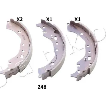 Brzdová čelist Sada brzdových čelistí JAPKO 55248