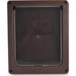 Bentech Dvířka pro psy a kočky hnědá L