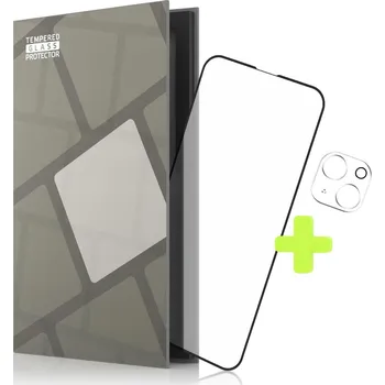 Tempered Glass Protector rámečkové pro iPhone 13 + sklo na kameru (Case Friendly)