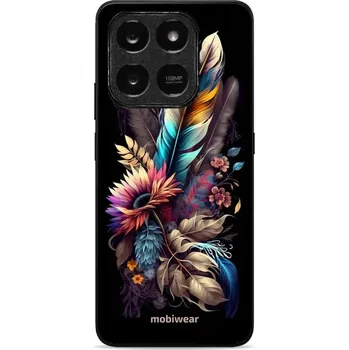 Telefonní příslušenství Mobiwear Glossy lesklé pouzdro na Honor X7d / Honor 400 Smart 5G - kytice s pírkem