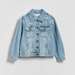 Reserved - Džínová bunda se sepraným efektem - modrá - 344HN-50J - 344HN-50J-116