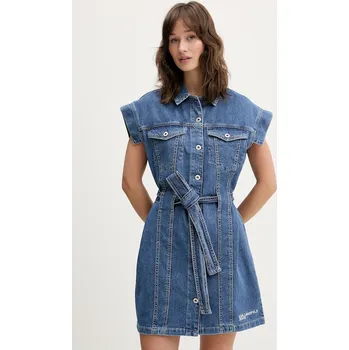 Dámské šaty Džínové šaty Karl Lagerfeld Jeans B2W13054 modrá 55J, vel. M