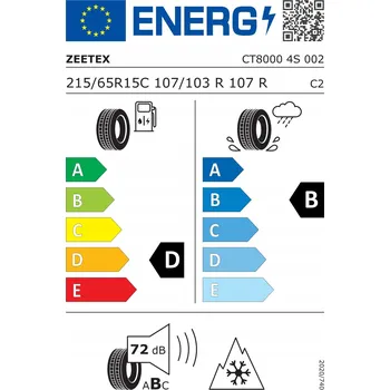 Zimní osobní pneu Zeetex CT8000 4S 215/65 R15C 107/103R
