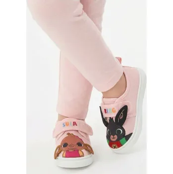 Oblečení a móda Sinsay - Bavlněné tenisky s 3D prvky Bing - pastelová růžová - 339GW-03X - 339GW-03X-21