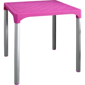 Zahradní stůl MEGA PLAST Stůl zahradní VIVA 72 cm, růžový