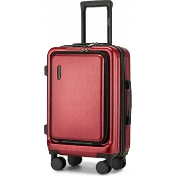 Kabinový kufr na kolečkách KONO ABS+PC - 35,8 L - burgundy