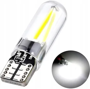 Autožárovka Rabel T10 W5W 2xCOB Filament HPC bílá