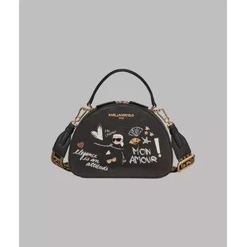 Kabelka KARL LAGERFELD dámská kabelka, crossbody BELLAMY černá