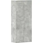 VidaXL Botník 39 x 180 x 80 cm šedý