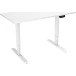 AlzaErgo Table ET1 NewGen bílý + deska 160×80 cm lamino bílá