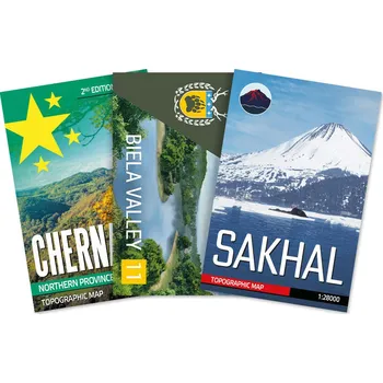 Plakát DayZ Chernarus + Livonia + Frostline Printed Maps Complete Bundle - plakát