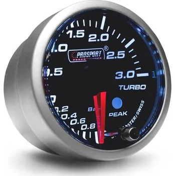 Prosport Performance Přídavný budík řady Premium, měřená hodnota tlak turba do 3 bar