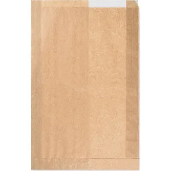 Wimex Papírový sáček s okénkem 22+5 × 34 cm, 1000 ks