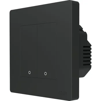 vypínač MOES ZS-SR-EU2, Zigbee, 2Gang, Gray