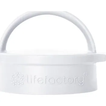 Odpadkový koš Lifefactory Uzávěr na láhev, Klasik Arctic white New