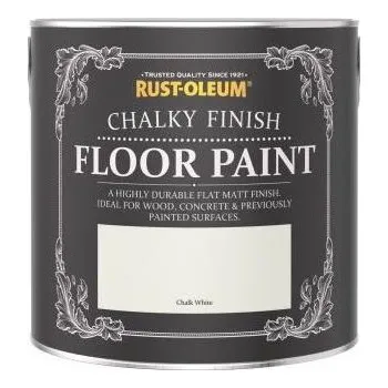 barva na zeď Rust-Oleum Barva na podlahy, Chalky Finish Floor Paint, bílá