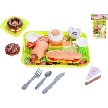 Dětská kuchyňka Mikrotrading Fast food set 21 ks v sáčku
