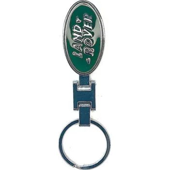 Tuning Mjakes klíčenka přívěsek, oválný, tmavě zelená pro vozy LAND ROVER