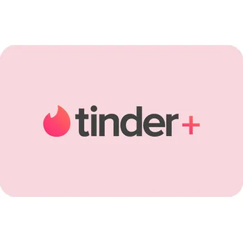 předplacená karta Tinder Plus One Month Voucher