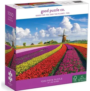 Puzzle Good Puzzle Co. Květiny v Holandsku 1000 dílků