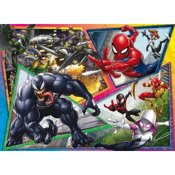 Dětské zboží Lisciani Spider-man Puzzle Maxi - floor oboustranné 70 × 50 cm 150 dílků