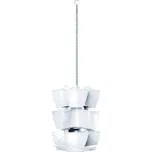 PROSPERPLAST Květináč kaskáda COUBI DKN300W, bílý