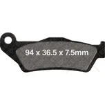 EBC brzdové destičky Standard EBC nebo 7872591 APRILIA MX 125 SUPERMOTO 04-07, RST 1000 MILLE FUTURA 01-04, RX 125 08-13, SRV 850 IE 12-17, SRV 850 IE ABS 12-18, SX 125 08-14, BENELLI BX 250 MOTARD 16...