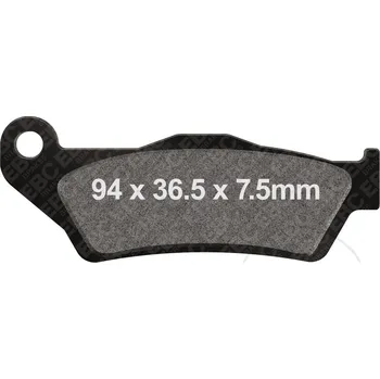 Brzdová čelist EBC brzdové destičky Standard EBC nebo 7872591 APRILIA MX 125 SUPERMOTO 04-07, RST 1000 MILLE FUTURA 01-04, RX 125 08-13, SRV 850 IE 12-17, SRV 850 IE ABS 12-18, SX 125 08-14, BENELLI BX 250 MOTARD 16...