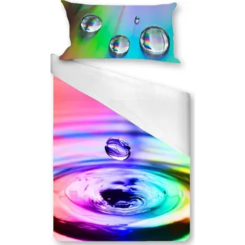 Povlečení Gipetex 3D Bavlněné povlečení Water Rainbow 140 × 200 / 70 × 90 cm