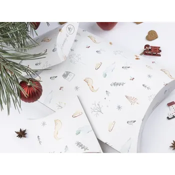 Vánoční dekorace BE NICE Dárková krabička - poetická, 3 ks