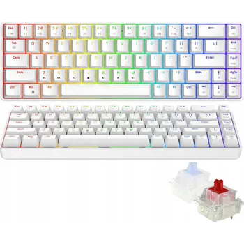 Klávesnice HERNÍ Mechanická RGB Klávesnice Triadyn PLAY ELECTRA RED-SWITCH