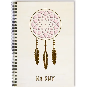 Blok Deník chytač snů Barva: Růžová