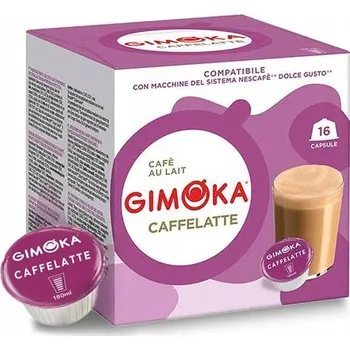 Kapsle GIMOKA Caffe Latte do kávovarů Nescafe Dolce Gusto (16 ks)