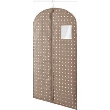 Ramínko Compactor obal na obleky a krátké šaty Rivoli 60 × 100 cm, hnědý