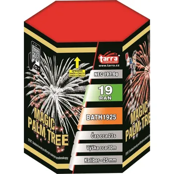 Ohňostroj - baterie výmetnic magic palm tree 19 ran