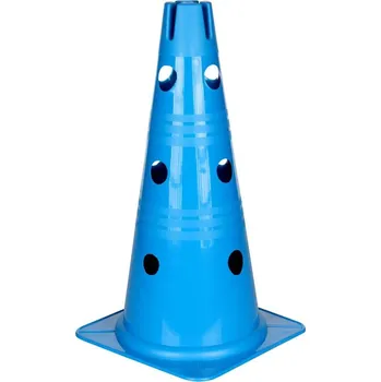 Merco Multipack 4 ks Vario kužel s otvory, modrý, 38 cm