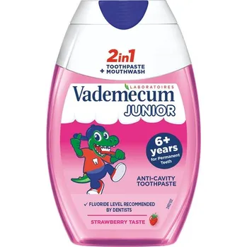 Dentální hygiena VADEMECUM Junior 2v1 Straw (6+ let) 75 ml