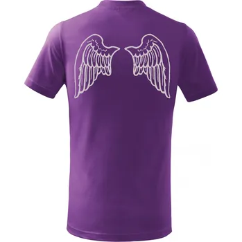 Dětské tričko křídla Barva: Fialová, Velikost: 10