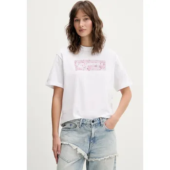 Pánské tričko Bavlněné tričko Karl Lagerfeld Jeans B2W17071 bílá 00X, vel. M