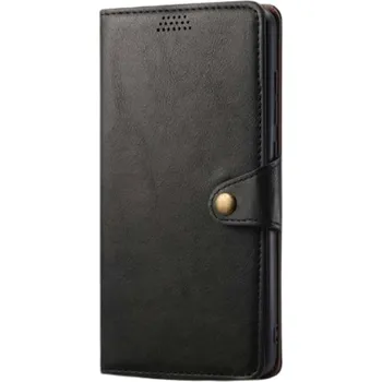 Pouzdro na mobilní telefon Lenuo Leather flipové pouzdro pro Xiaomi Redmi Note 14 Pro+ 5G, černé